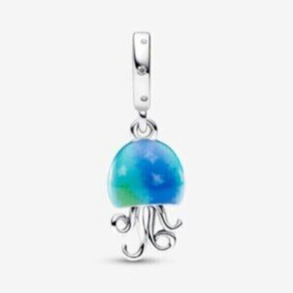 Pandora Color-changing Jellyfish Dangle Charm - Picture 3 of 5